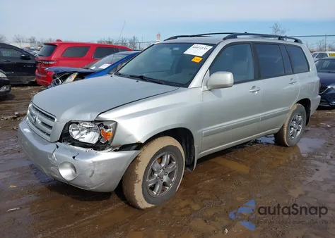 2005 Toyota Highlander V6 z USA, uszkodzony, nr VIN JTEEP21A550072237